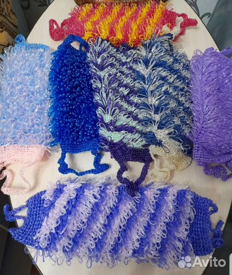 Мочалка ручной работы