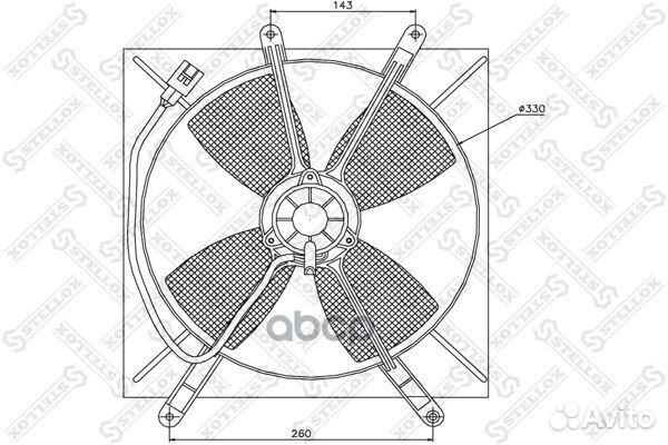 29-99220-SX вентилятор охлаждения Toyota Corol