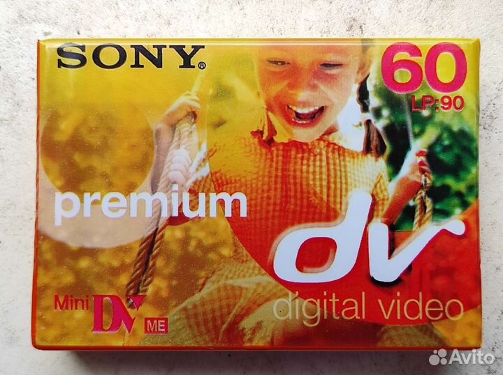 Видеокассета sony miniDV premium 60