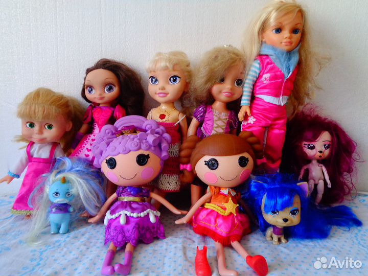 Куклы дисней, лпс, пони, лол