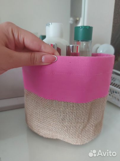 Джутовая корзинка