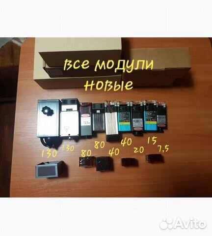 Лазерные модули 20/40/80/200Вт чпу и гравера