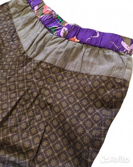 Индийский стиль или хиппи штаны джоггеры двойные