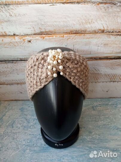 Вязаная повязка на голову