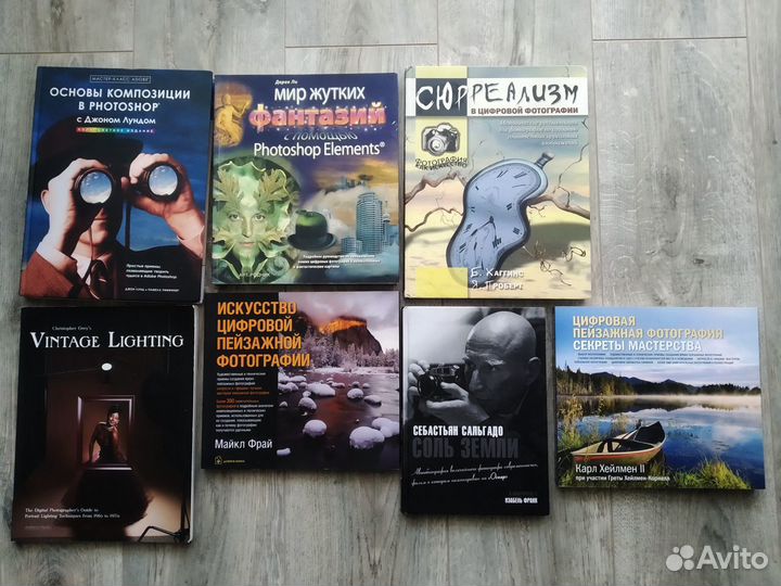 Книги по фото, photoshop, lightroom, кино