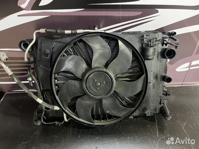 Касета радиаторов мерседес w212 E250 cgi