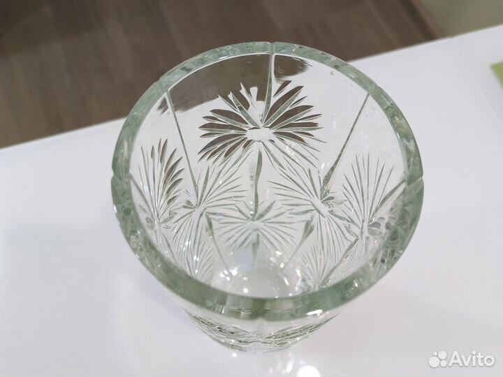 Хрустальная ваза для цветов СССР