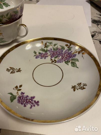 Столовый сервиз сирень дулево