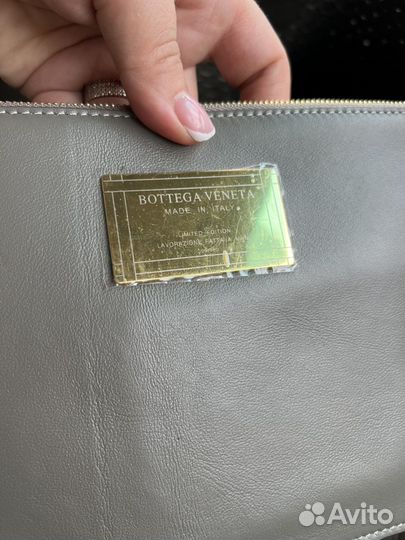 Сумка женская Bottega Veneta Cabat бежевая