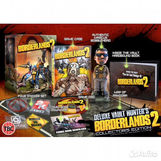 Borderlands 2 Deluxe Vault Hunters Коллекционное