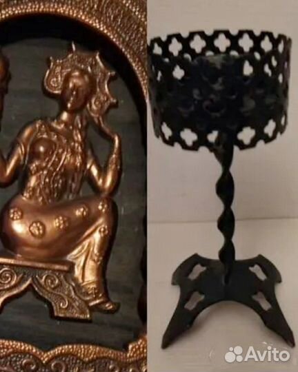 Зеркало -Винтаж,Индия,ссср, Бутылка,Арка