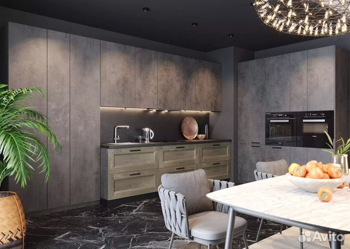 Кухня под потолок