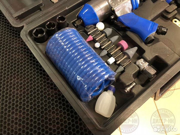Набор пневмоинструмента 15 предметов Rock force