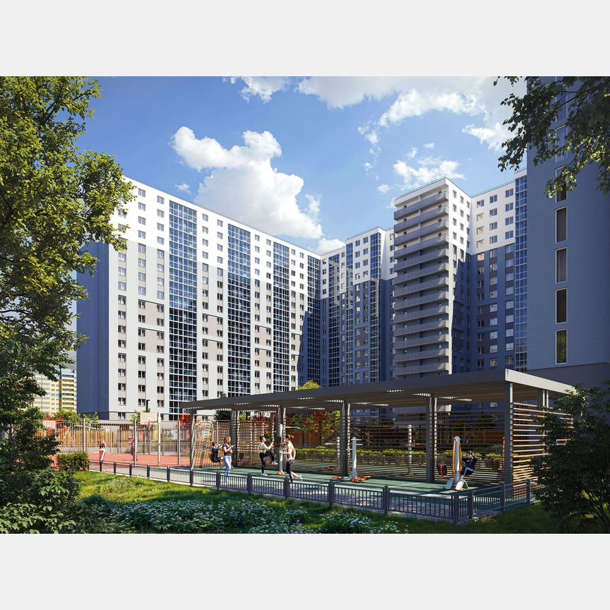 Квартира-студия, 25,6 м², 5/19 эт.