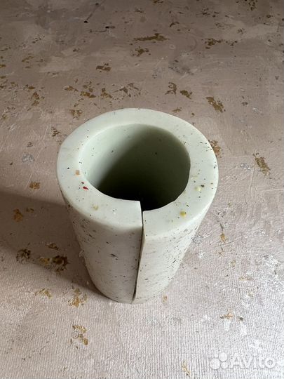 Силиконовые формы для свечей, молд цилиндр круг