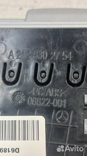 Воздуховод в торпедо передний правый Mercedes-Benz