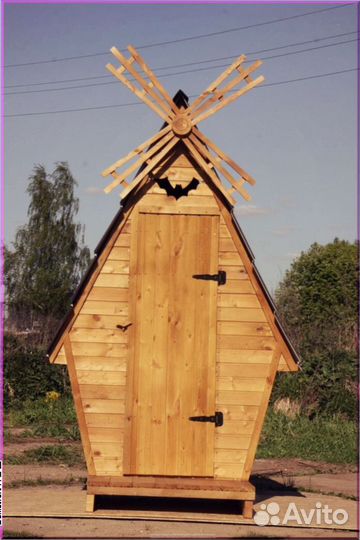 Дачный туалет деревянный OWC
