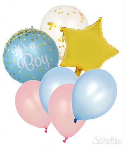 Набор воздушных шаров, 70 шт, фольга 18