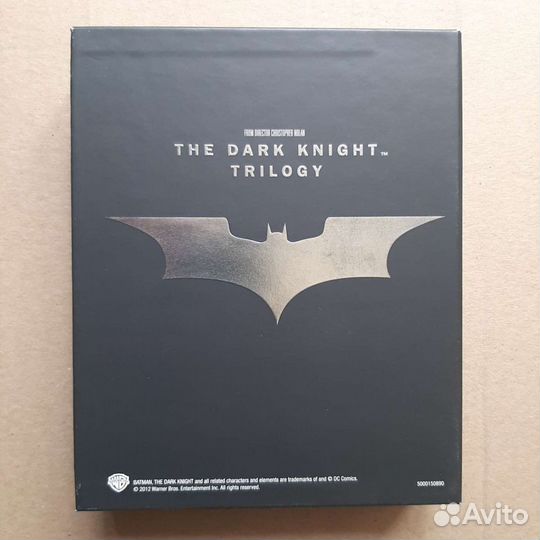 Тёмный рыцарь бокс от трилогии с буклетом (Пустой)
