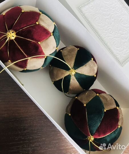 Новогодние шары ручной работы