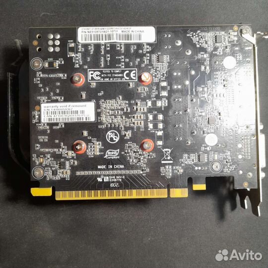 Видеокарта gtx 1050 ti palit 4gb