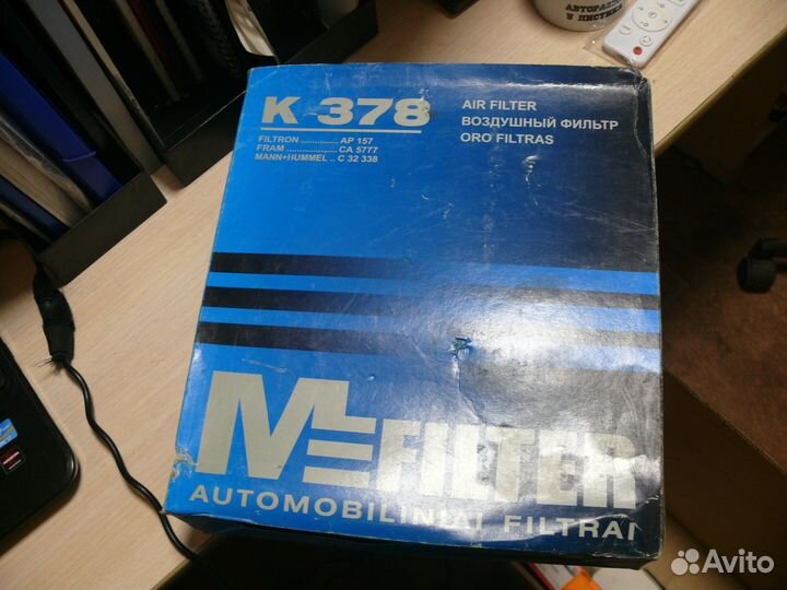Фильтр воздушный K 378 MB Sprinter