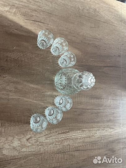 Набор графин и 6 стопок