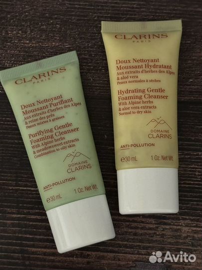 Clarins уход для лица в ассортименте миниатюры