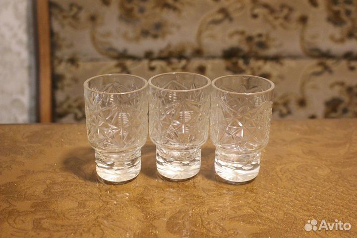 Хрустальные рюмки СССР