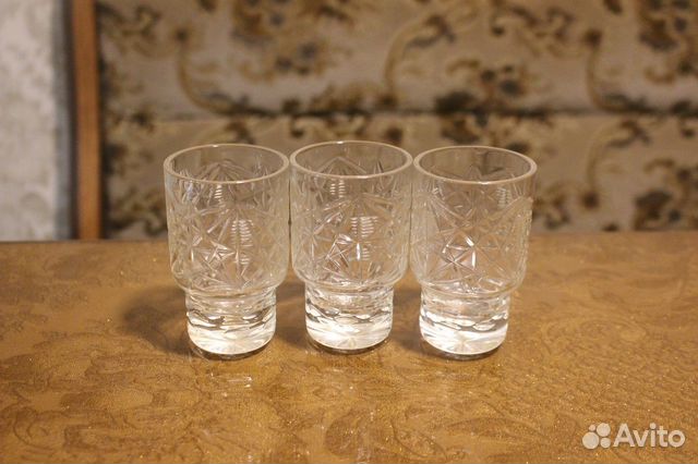 Хрустальные рюмки СССР