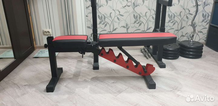 Стойки со страховкой, скамья, керл, упор, парта