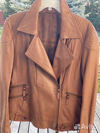 Кожаная куртка косуха р- 48-50