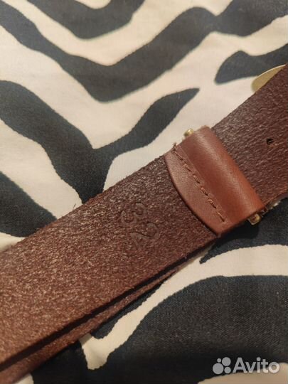 Ремень Double Ralph Lauren воловья кожа 95 см