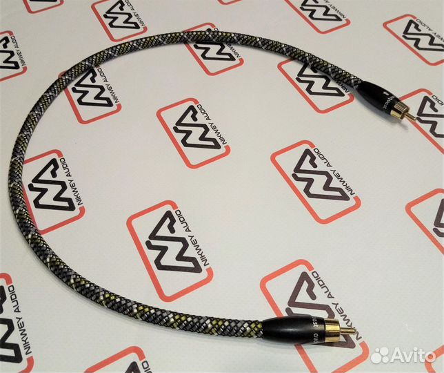 Цифровой коаксиальный кабель сплав серебро,золото