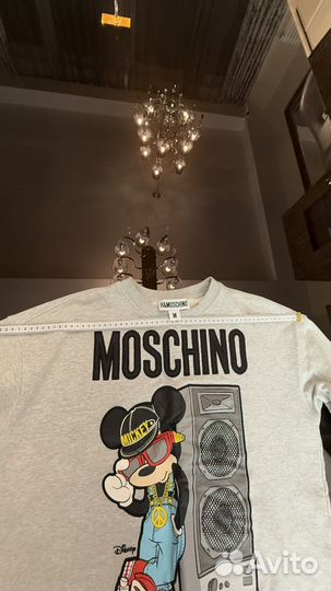 Свитер (свитшот кофта) коллаборация moshino и H&M