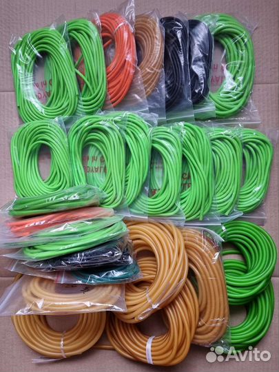 Резина трубчатая для тяг на рыбалку с рогаткой