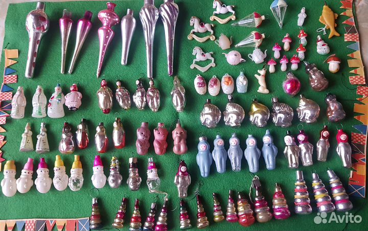 Елочные игрушки СССР малютка
