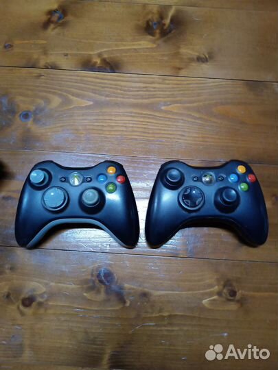 Xbox 360 fat + камера Kinect + диски с играми