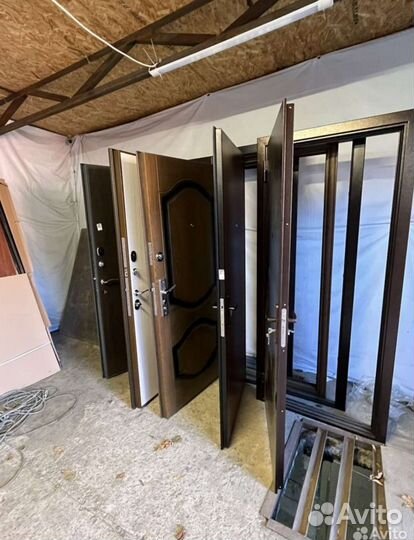 Входная металлическая дверь бу