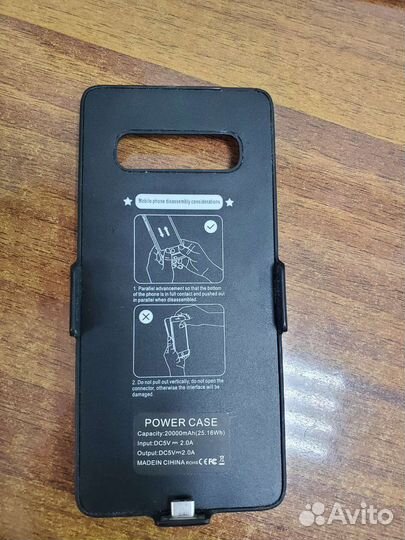 Чехол зарядка для Samsung s10+