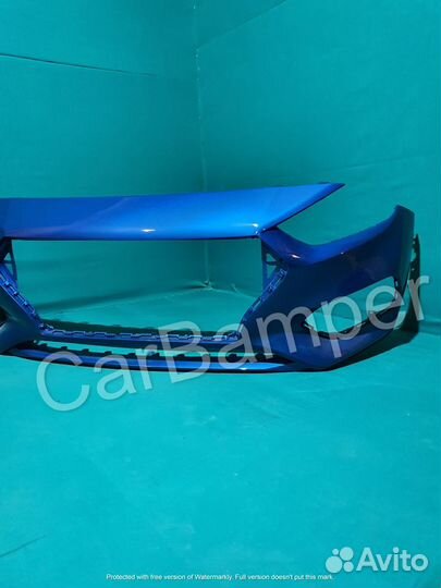 Бампер передний Солярис цвет синий 2017-2020г