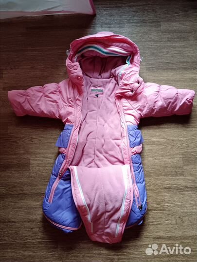 Зимний комбинезон для девочки 86