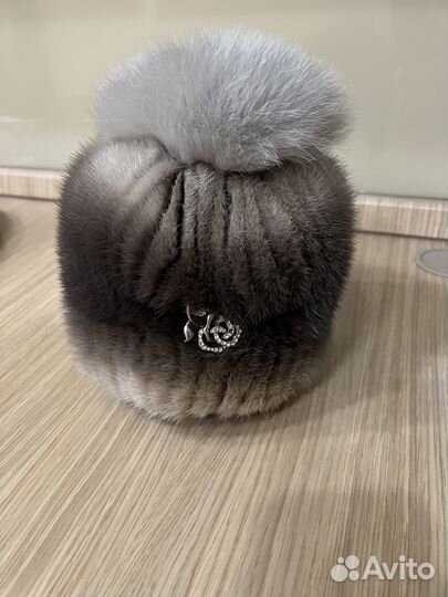 Шапка норковая женская