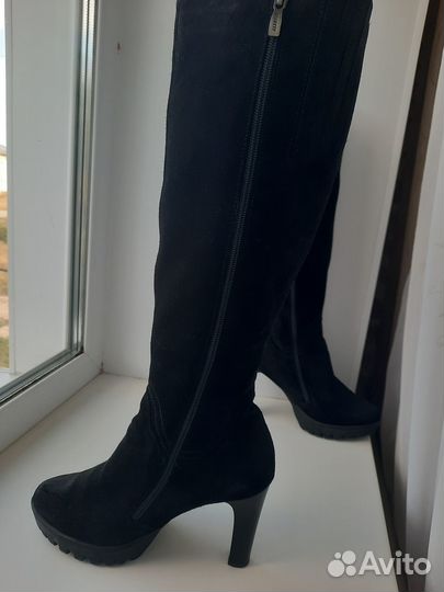 Женские сапоги демисезонные Belwest натур велюр