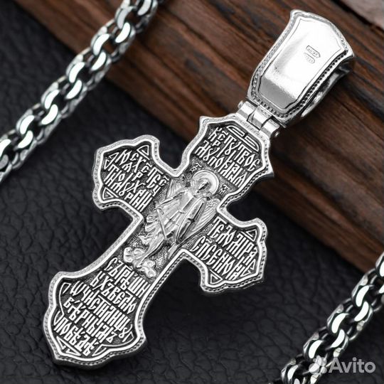 Крест православный серебро новый