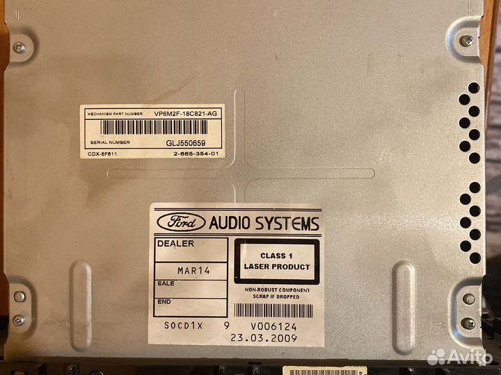 Магнитола на ford mondeo 4