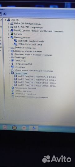 Ноутбук asus x550lc
