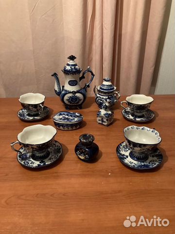 Чайный сервиз гжель