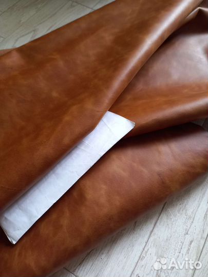 Натуральная кожа Крейзи Хорс и Флотер