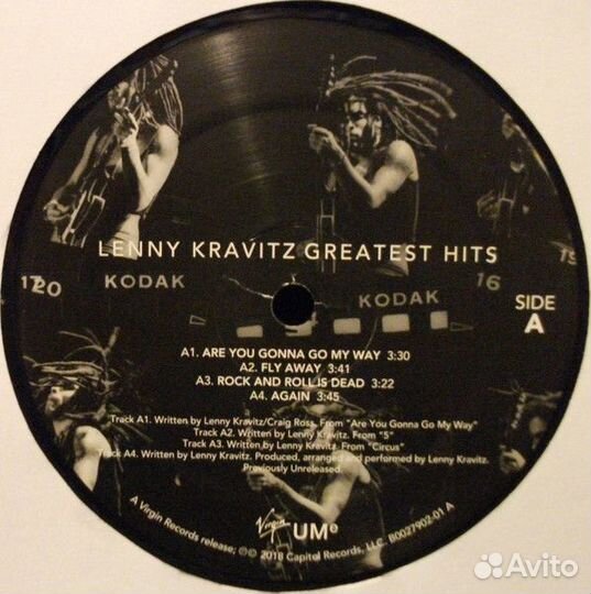 Виниловая пластинка Lenny Kravitz, Greatest Hits